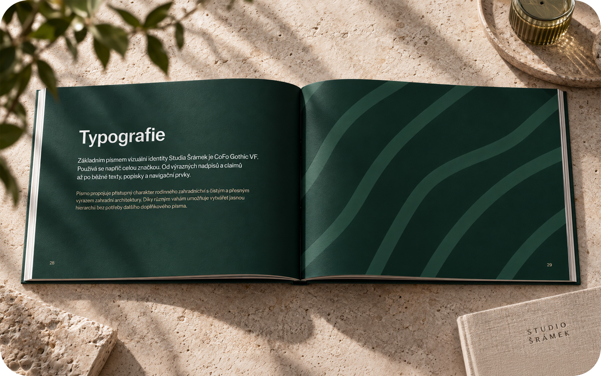 Studio Šrámek identity typography